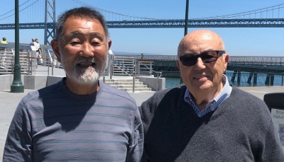 Jim Omura with Andrew Viterbi (San Francisco CA 2019)