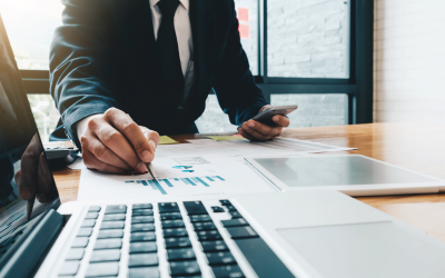 Person Next to Laptop